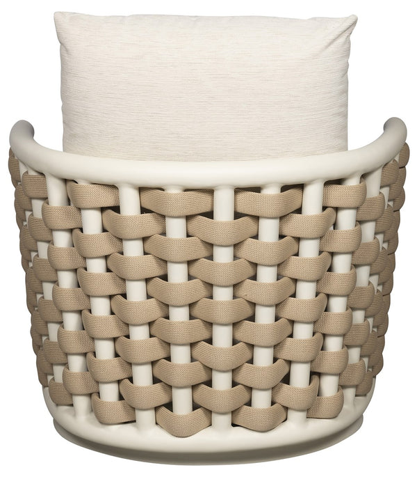 Taurus Outdoor Swivel Chair - Tennis Sand