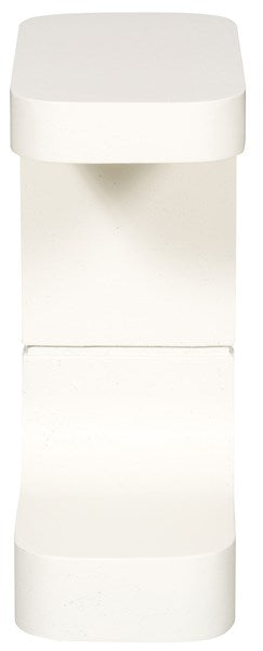 Collins Outdoor End Table, Stone White