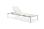 Oasis Chaise Lounge, White