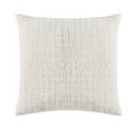Devon Oversized Throw & Sham Collection, Ivory/Linen Reversible