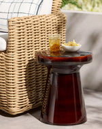 Truffle Garden Stool - Pine Cone, 14.2" Dia