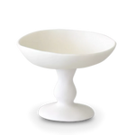 Pedestal Small Bowl, White
