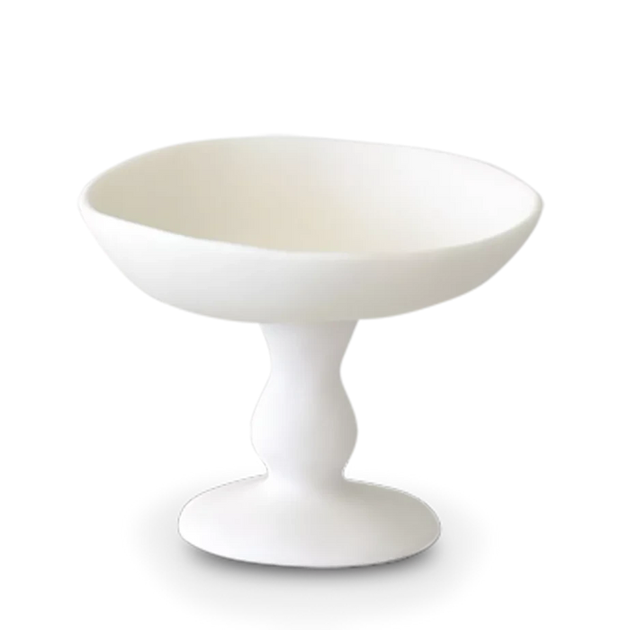 Pedestal Small Bowl, White