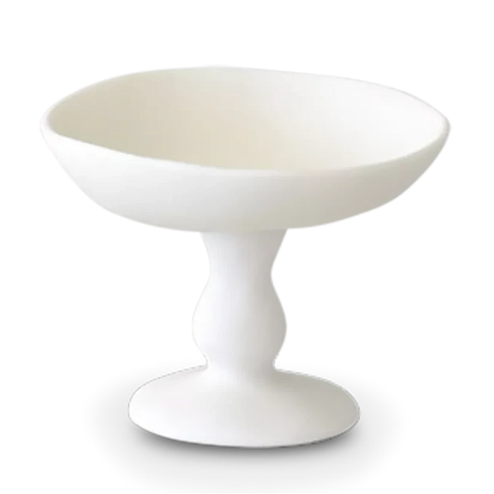 Pedestal Large Bowl, White