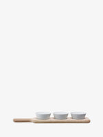 Paddle Bowl Set with Oak Paddle