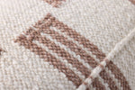 PLL0136 Brown/Ivory Lumbar Pillow, 12" x 27"