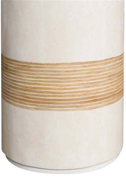 Alba Console Table, White Agate, 64"W x 14"D x 32"H