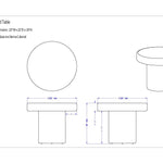 Emberly End Table, Sienna, 22"