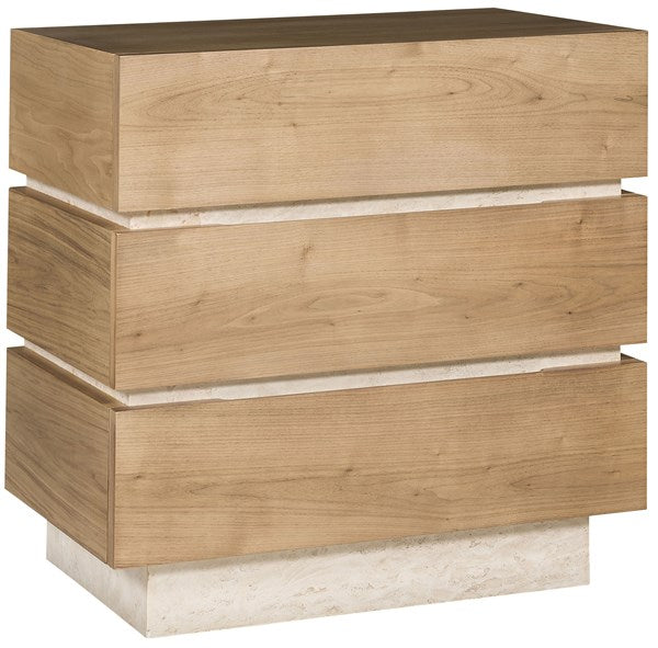 Edge Nightstand, Camel, 28"W x 18.5"D x 29.5"H