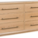 Form Dresser, Wheat Finish, 72"W x 20"D x 36"H