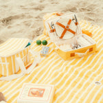 Beach Blanket, Monaco Mimosa Stripe