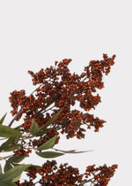 Burgundy Hanging Nandina Berry Branch, 45"