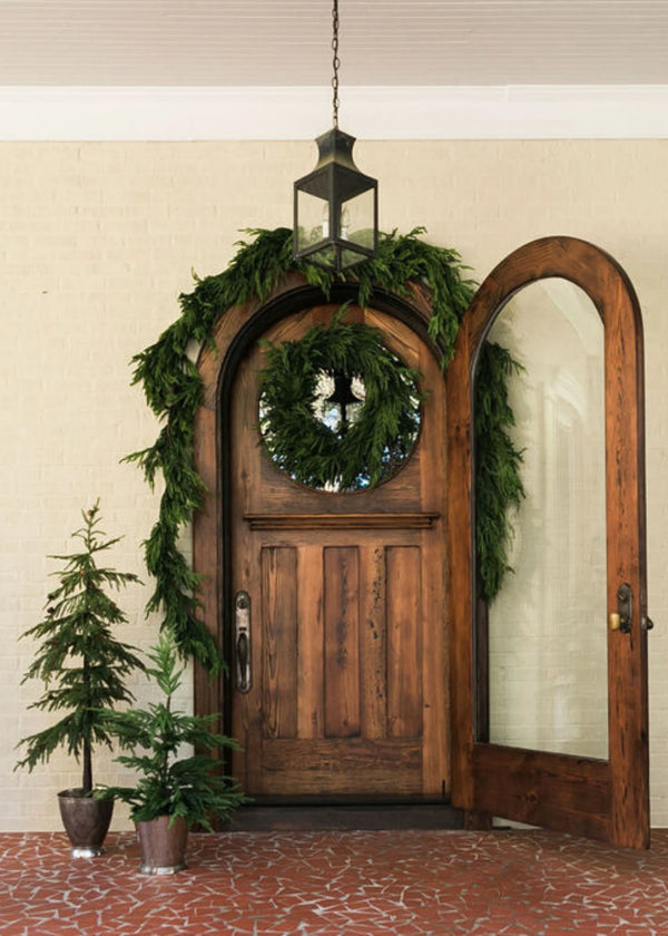 Real Touch Norfolk Pine Wreath - 24"