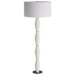 Baker Floor Lamp, Ivory, Ricestone