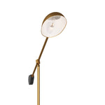 Alaric Floor Lamp, Antique Brass, Steel