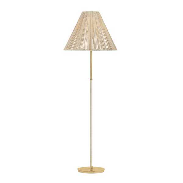 Sonoma Floor Lamp - Bleached Abaca Rope, 64"H