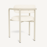 Porto Dining Chair, Aluminum Bone/ Riviera Ivory