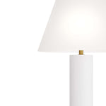 Vanhorne Lamp, Opal, Glass