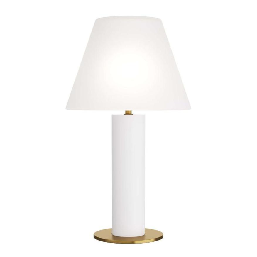 Vanhorne Lamp, Opal, Glass