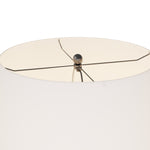 Basilio Lamp, Ivory Crackle, Ceramic