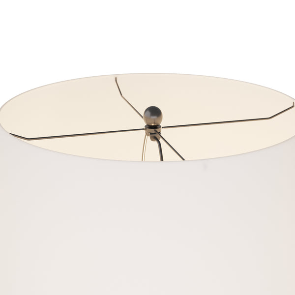 Basilio Lamp, Ivory Crackle, Ceramic