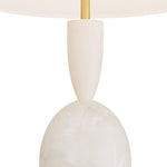 Brighton Lamp, White, Alabaster