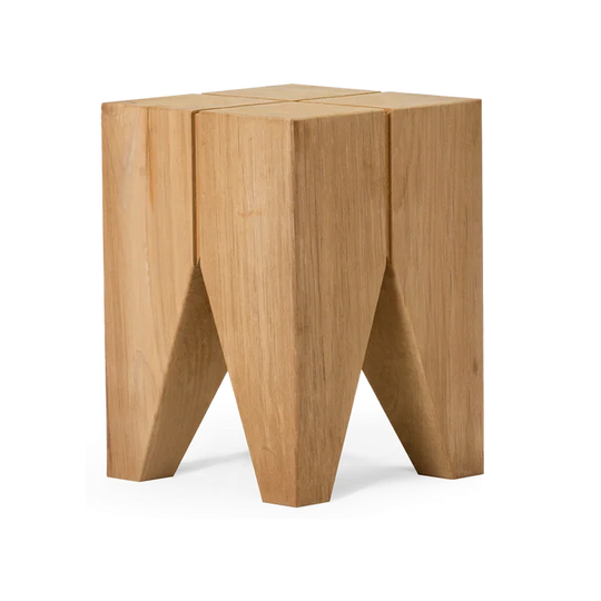Pure Triangle Side Table, 11.8"W x 11.8"D x 17.7"H