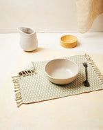 Panalito Placemat, Sage, Set of 4