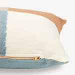 Patchwork Lumbar Pillow, Sky, 12" x 20"