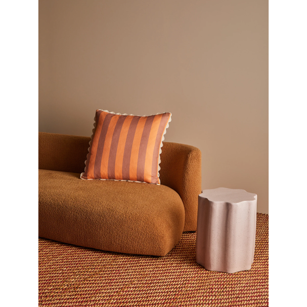 Bold Stripe Peach, 24" x 24"