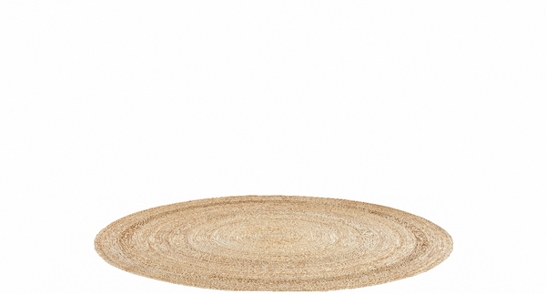 Petunia Round Rug, Natural