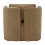 Hudson Swivel Club Chair, Banks Caramel Velvet