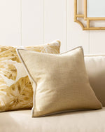 Montego Pillow - Neutral, 22" x 22"