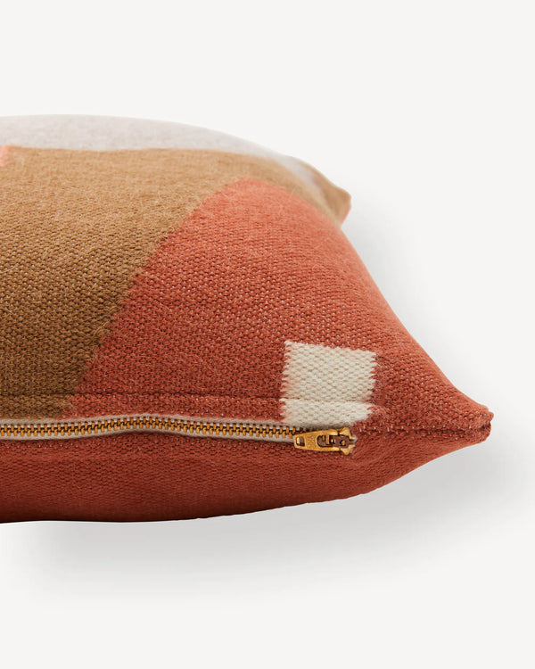 Julie Pillow, Terracotta, 18" x 18"