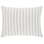 Lush Linen Duvet Cover Collection, Stripe Charcoal