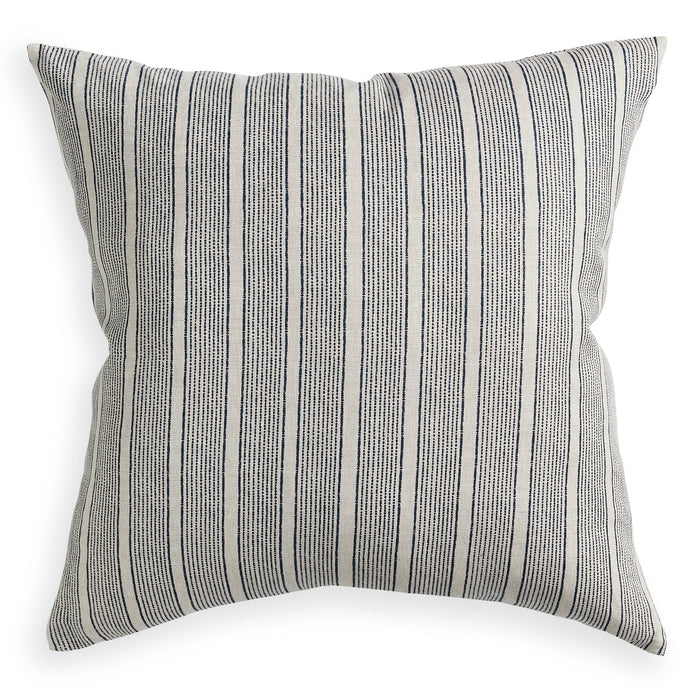 Pollara Indigo Linen Cushion , 20" X 20"