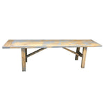 Promenade Carved Wood Bench, 63"W X 13.5"D X 18"H