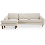 Quinn Sectional with moveable chaise (can be LAF or RAF), Oatmeal, 112” W