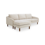 Quinn Sectional with moveable chaise (can be LAF or RAF), Oatmeal, 112” W