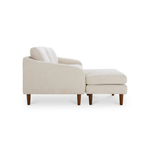 Quinn Sectional with moveable chaise (can be LAF or RAF), Oatmeal, 112” W
