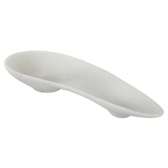 Double Scoop Bowl, White, 9"W