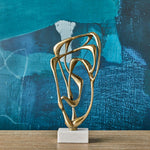 Tangle Sculpture, 19"H
