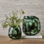 Emerald Vases, 2 Sizes (Sold Separately)