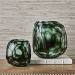 Emerald Vases, 2 Sizes (Sold Separately)