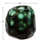 Emerald Vases, 2 Sizes (Sold Separately)