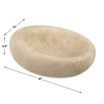 Swaddle Bowl - Travertine, 16"Dia
