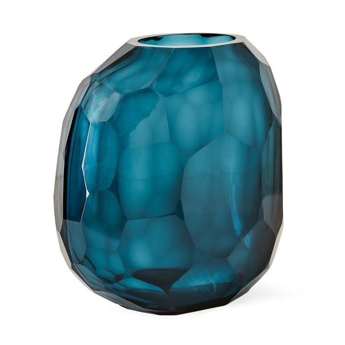 Azure Vase, 11"H
