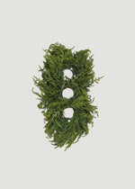 Real Touch Norfolk Pine 3-Pillar Centerpiece, 36"