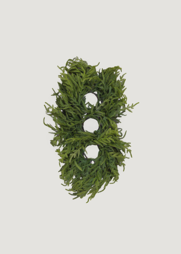 Real Touch Norfolk Pine 3-Pillar Centerpiece, 36"