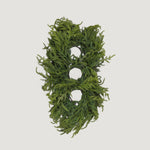 Real Touch Norfolk Pine 3-Pillar Centerpiece, 36"